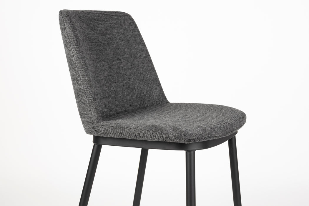 Barkruk Lionel Nylon en polyester Donkergrijs 65cm-Barkrukken-Creating Home