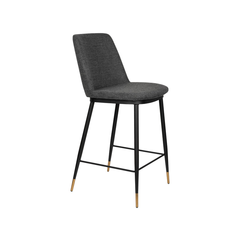 Barkruk Lionel Nylon en polyester Donkergrijs 65cm-Barkrukken-Creating Home