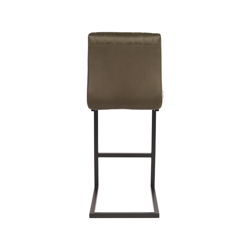 Barkruk Milo Army Microvezel Laag 41x53x100 cm-Barkrukken-LABEL51