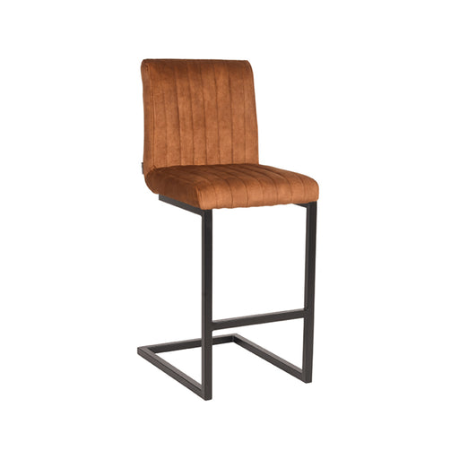 Barkruk Milo Fluweel Oker 66cm-Barkrukken-LABEL51