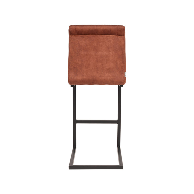Barkruk Milo Fluweel Rust 66cm-Barkrukken-LABEL51