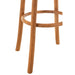 Barkruk Naturel Teakhout 35 cm 35x35x75 cm-Barkrukken-J-Line