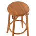 Barkruk Naturel Teakhout 35 cm 35x35x75 cm-Barkrukken-J-Line