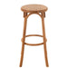 Barkruk Naturel Teakhout 35 cm 35x35x75 cm-Barkrukken-J-Line