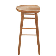 Barkruk Naturel Teakhout 42 cm 39x39.5x75.5 cm-Barkrukken-J-Line