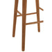 Barkruk Naturel Teakhout 42 cm-Barkrukken-J-Line