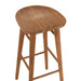 Barkruk Naturel Teakhout 42 cm-Barkrukken-J-Line