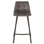 Barkruk Olivier Polyester Grijs 69 cm 43x47x95 cm-Barkrukken-J-Line
