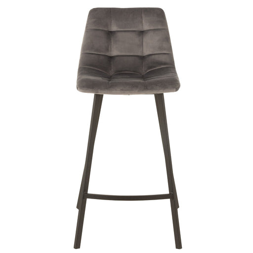 Barkruk Olivier Polyester Grijs 69 cm 43x47x95 cm-Barkrukken-J-Line