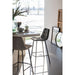 Barkruk Olivier Polyester Grijs 69 cm 43x47x95 cm-Barkrukken-J-Line