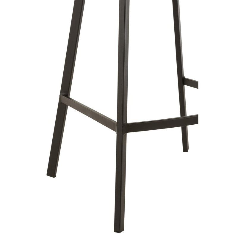 Barkruk Olivier Textiel/Metaal Donker Groen 45 cm 45x43x97 cm-Barkrukken-J-Line