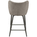 Barkruk Pebble Polyester Bruin-Barkrukken-PTMD
