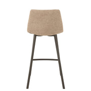 Barkruk Stephane Polyester Beige 69 cm 43x47x95 cm-Barkrukken-J-Line