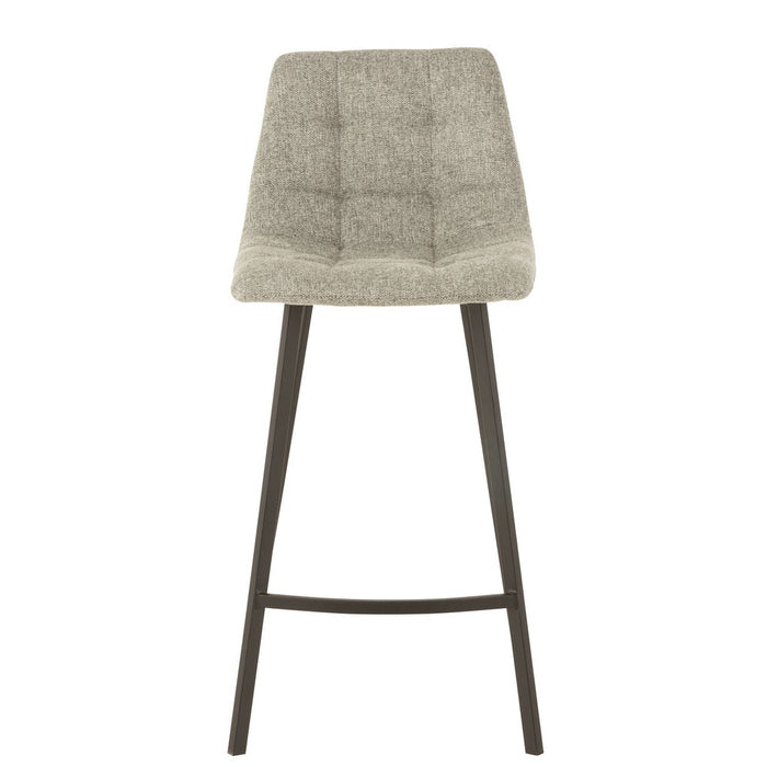 Barkruk Stephane Polyester Grijs 71 cm 45x43x97 cm-Barkrukken-J-Line