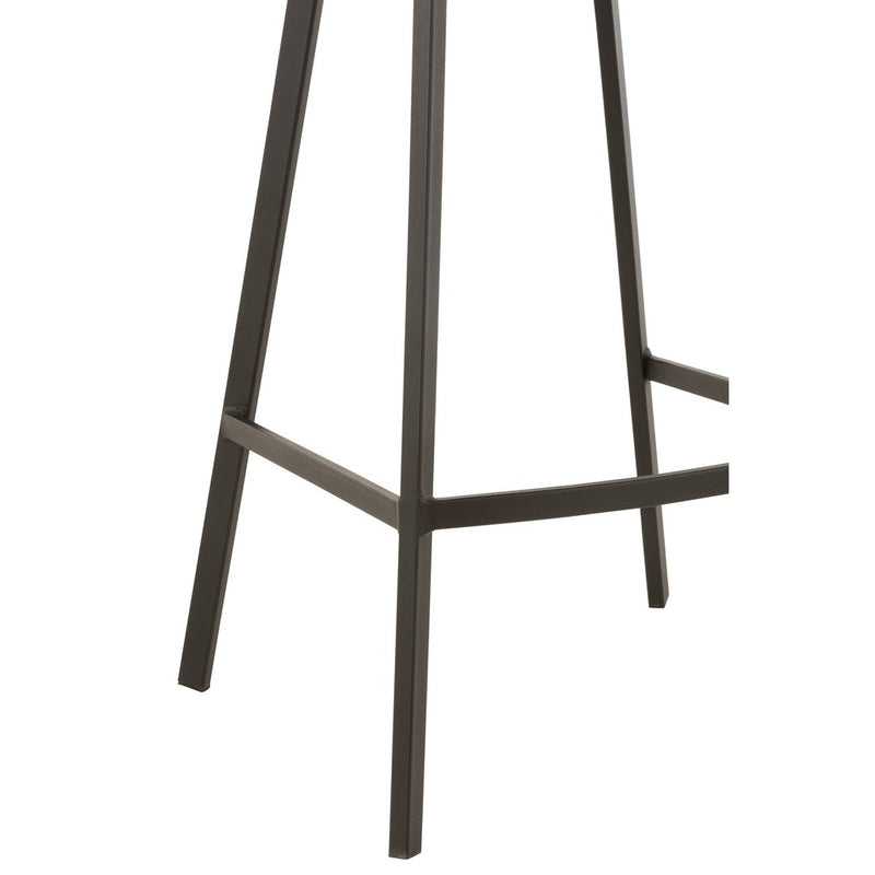 Barkruk Stephane Polyester Grijs 71 cm 45x43x97 cm-Barkrukken-J-Line