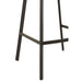 Barkruk Stephane Textiel/Metaal Donker Grijs Grijs/greige 43 cm-Barkrukken-J-Line