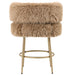 Barkruk Stoel Polyester Bruin-PTMD