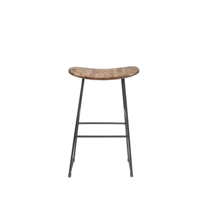 Barkruk Tangle Teak Naturel 62cm