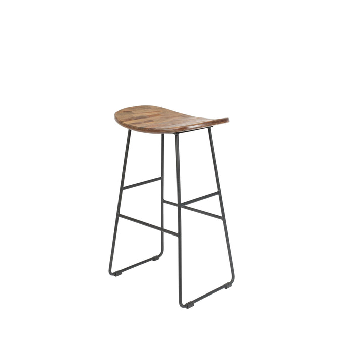 Barkruk Tangle Teak Naturel 62cm