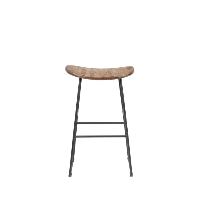 Barkruk Tangle Teak Naturel 62cm