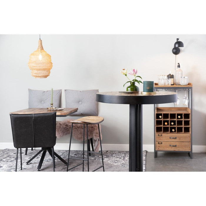 Barkruk Tangle Teak Naturel 62cm-Barkrukken-Creating Home