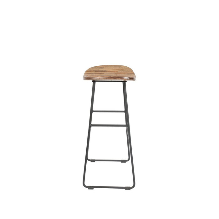 Barkruk Tangle Teak Naturel 62cm-Barkrukken-Creating Home