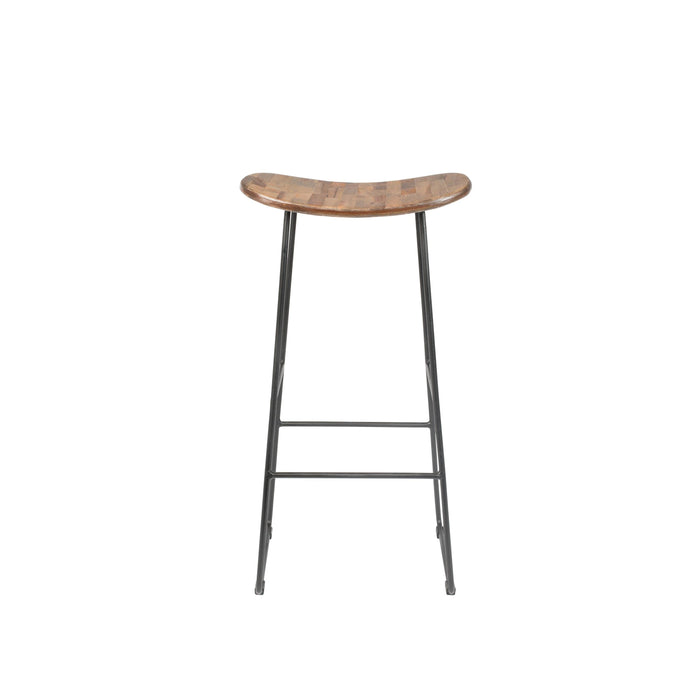 Barkruk Tangle Teak Naturel 76cm