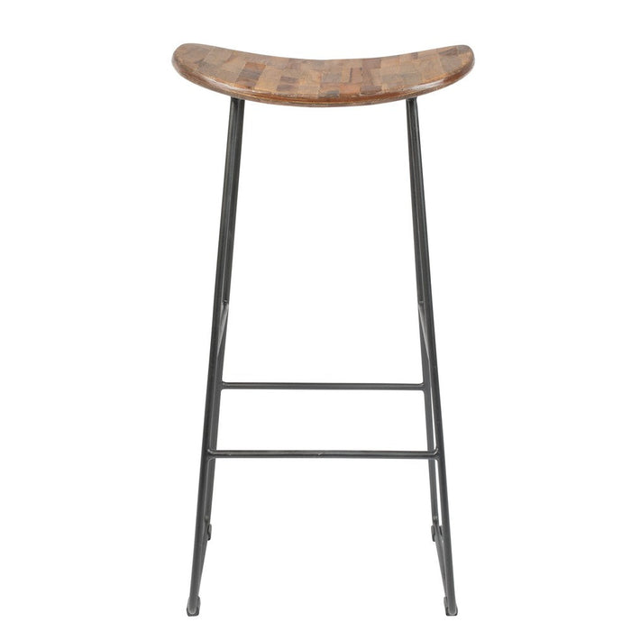 Barkruk Tangle Teak Naturel 76cm-Barkrukken-Creating Home