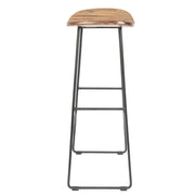 Barkruk Tangle Teak Naturel 76cm-Barkrukken-Creating Home