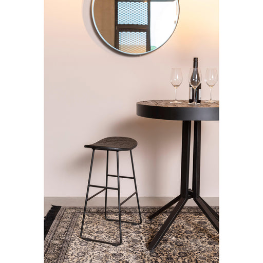 Barkruk Tangle Teak Zwart 62cm-Barkrukken-Creating Home