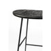 Barkruk Tangle Teak Zwart 62cm-Barkrukken-Creating Home