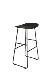 Barkruk Tangle Teak Zwart 62cm-Barkrukken-Creating Home