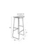 Barkruk Tangle Teak Zwart 76cm-Barkrukken-Creating Home
