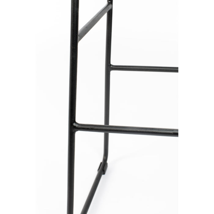 Barkruk Tangle Teak Zwart 76cm-Barkrukken-Creating Home