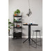Barkruk Tangle Teak Zwart 76cm-Barkrukken-Creating Home