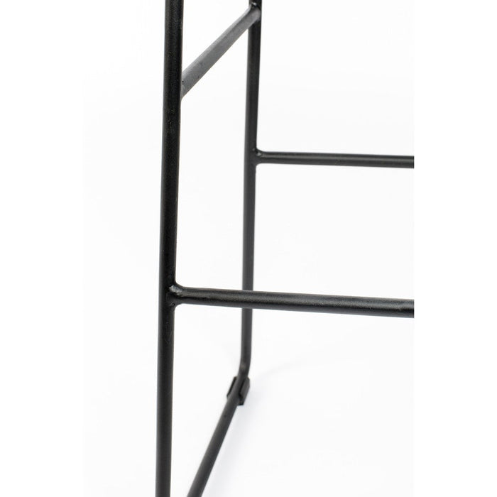 Barkruk Tangle Teak Zwart 76cm-Barkrukken-Creating Home