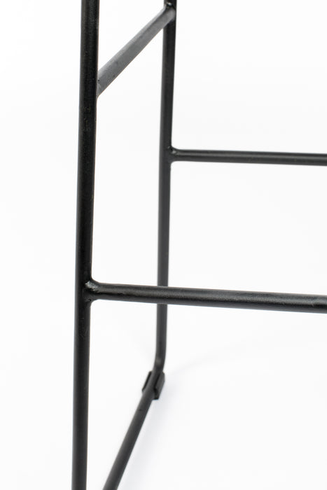 Barkruk Tangle Teak Zwart 76cm-Barkrukken-Creating Home