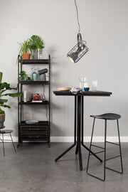 Barkruk Tangle Teak Zwart 76cm-Barkrukken-Creating Home