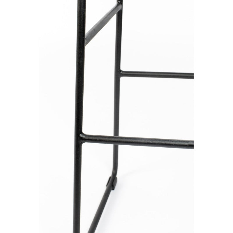 Barkruk Tangle Teak Zwart 76cm-Barkrukken-Creating Home