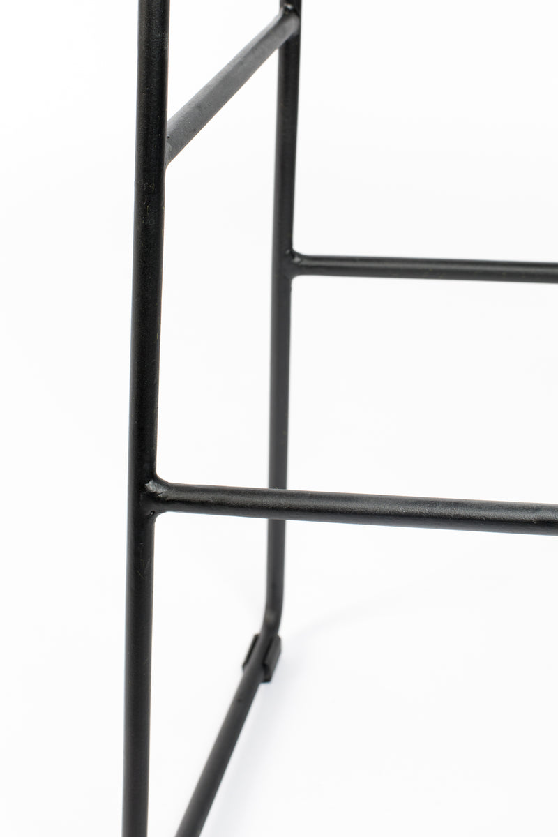 Barkruk Tangle Teak Zwart 76cm-Barkrukken-Creating Home