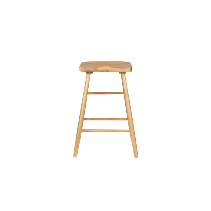 Barkruk Vander Oak hout Naturel 64cm-Barkrukken-Creating Home