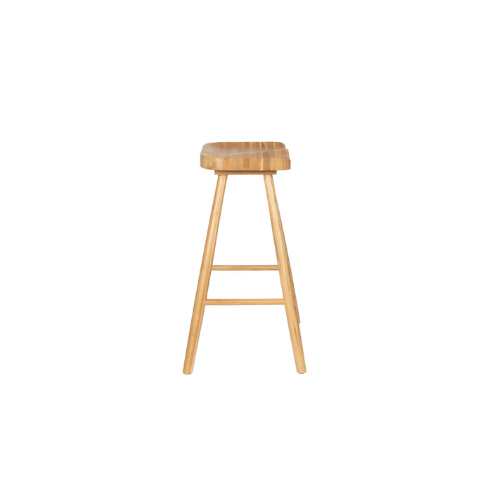 Barkruk Vander Oak hout Naturel 64cm-Barkrukken-Creating Home
