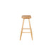 Barkruk Vander Oak hout Naturel 64cm-Barkrukken-Creating Home