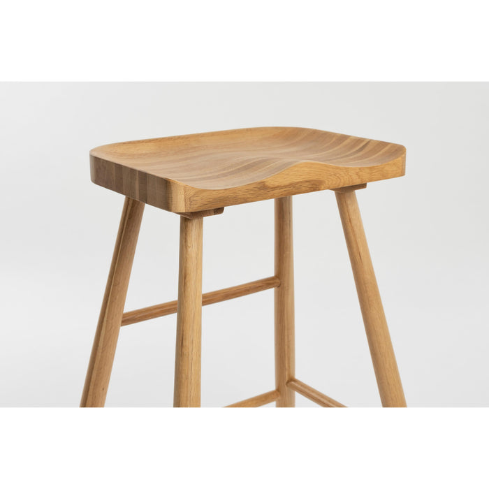 Barkruk Vander Oak hout Naturel 64cm-Barkrukken-Creating Home