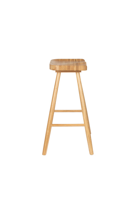 Barkruk Vander Oak hout Naturel 64cm-Barkrukken-Creating Home