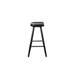Barkruk Vander Oak hout Zwart 64cm-Barkrukken-Creating Home