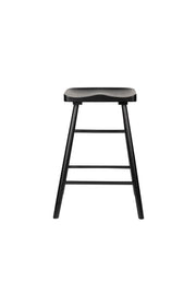 Barkruk Vander Oak hout Zwart 64cm-Barkrukken-Creating Home
