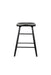 Barkruk Vander Oak hout Zwart 64cm-Barkrukken-Creating Home