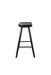 Barkruk Vander Oak hout Zwart 64cm-Barkrukken-Creating Home