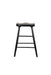 Barkruk Vander Oak hout Zwart 64cm-Barkrukken-Creating Home